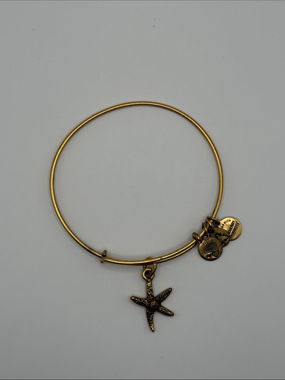 Alex and Ani - Gold Starfish Charm Bracelet